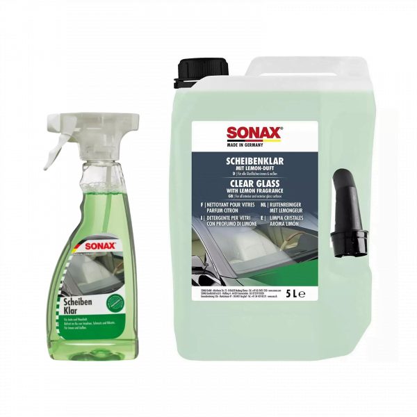 Универсальный очиститель стекол 5л/500мл SONAX Clear Glass