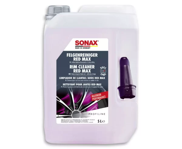 Очиститель дисков 5 л SONAX PROFILINE Felgen Reiniger Red Max
