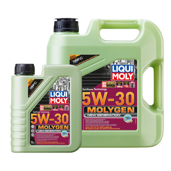 Синтетическое моторное масло DPF 5W-30 Molygen New Generation