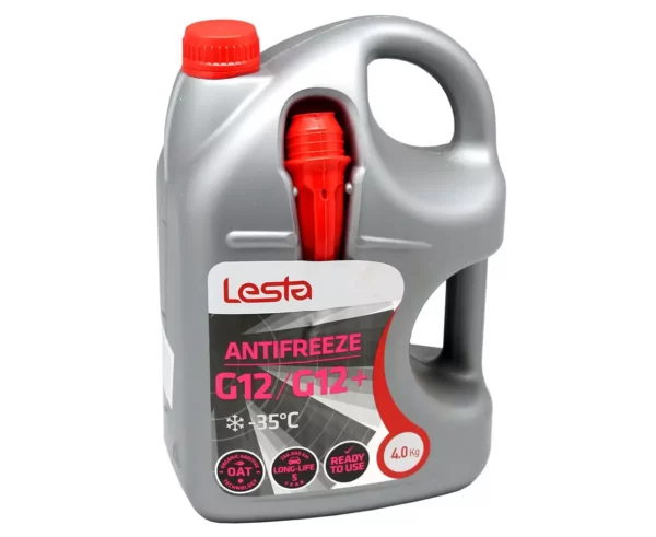Антифриз G12/G12+ -35 °С розовый 4 л Lesta
