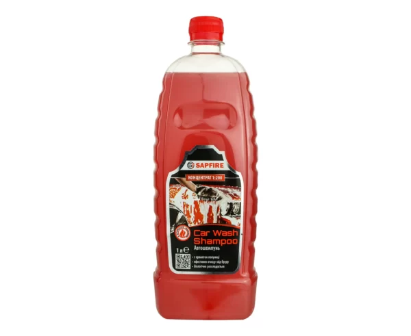 Автошампунь с ароматом клубники 1 л SAPFIRE Car Wash Shampoo