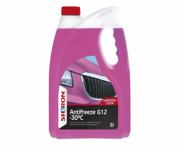 Антифриз G12 -30 °C розовый 5 л SHERON