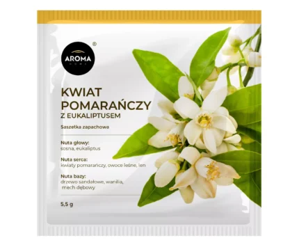 Ароматичні саше Aroma Home, Апельсиновий колір з евкаліптом