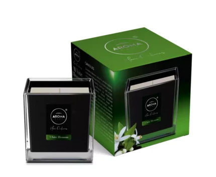 Ароматична свічка Aroma Home Black Series - White Blossom