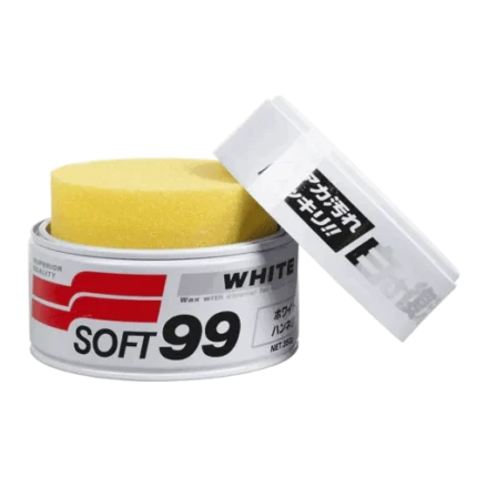 Очищуючий віск для білих авто SOFT99 White Super Wax
