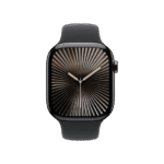 Смарт-годинник Apple Watch Series 10 GPS + Cellular 46mm Slate Titanium Case w. Black Sport Band - M/L (MWYE3)