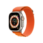 Смарт-годинник Apple Watch Ultra GPS + Cellular 49mm Titanium Case with Orange Alpine Loop - Medium (MQEU3/MQFL3)