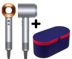 Фен для волосся Supersonic HD08 Magic Hair на 1 насадку + Кейс для транспортування Колір: Nickel Copper Сіро-Золотий
